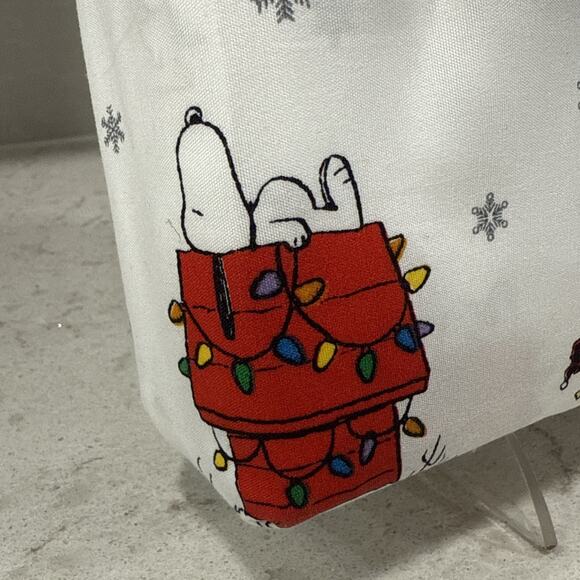 Christmas Peanuts SNOOPY FULL Bed 4 pc Sheet Set Berkshire Blanket & Home Co NEW - Picture 5 of 8